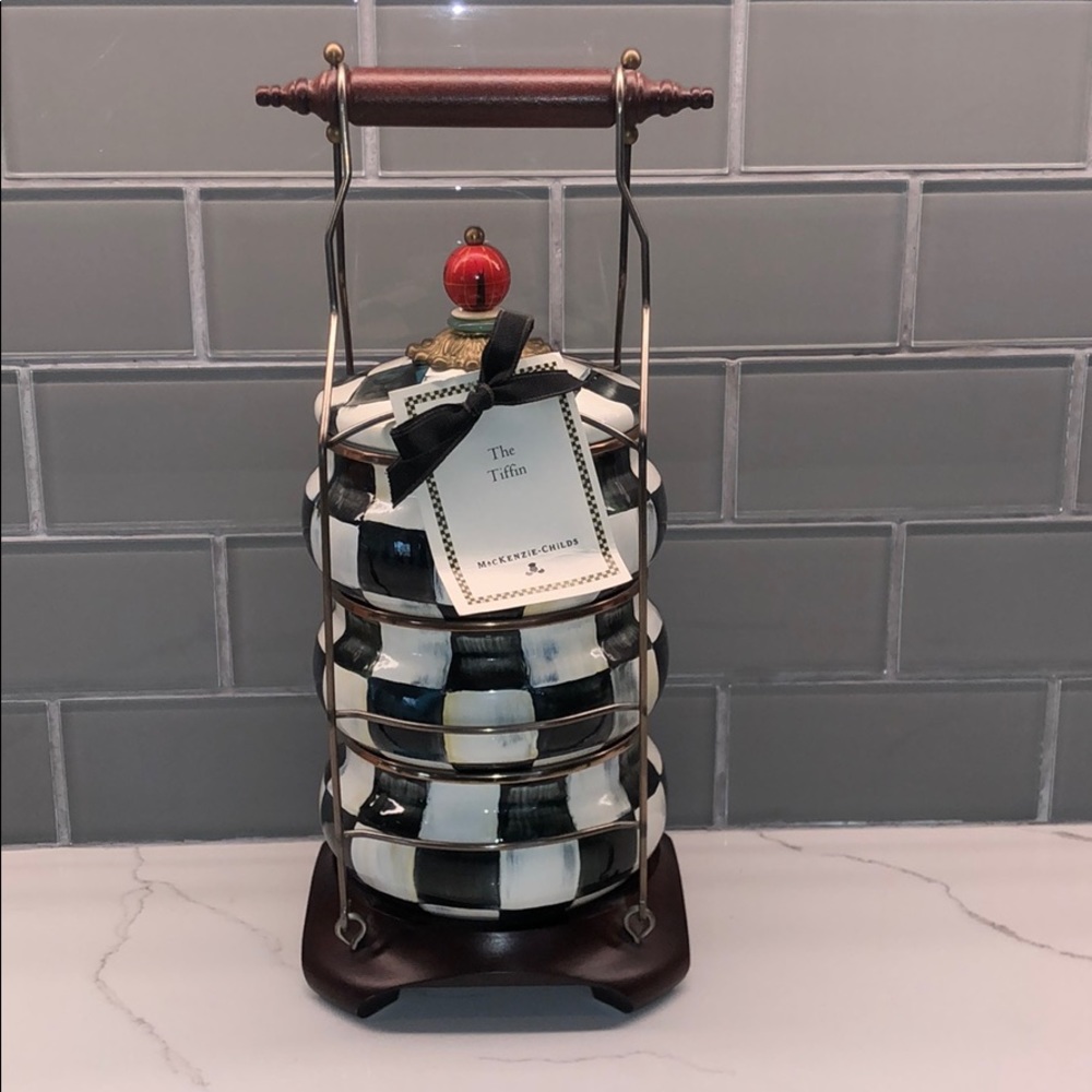 MACKENZIE CHILDS ENAMEL THE TIFFIN